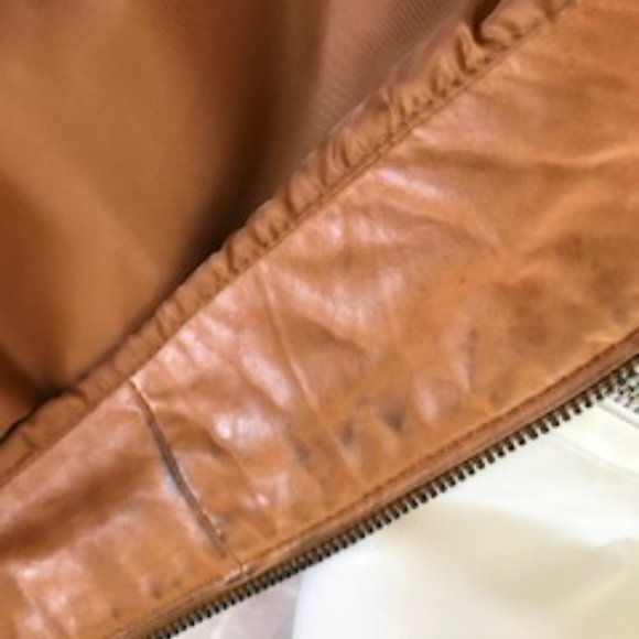 MENS GEORGETOWN LEATHER WESTERN JACKET XL - Picture 11 of 15